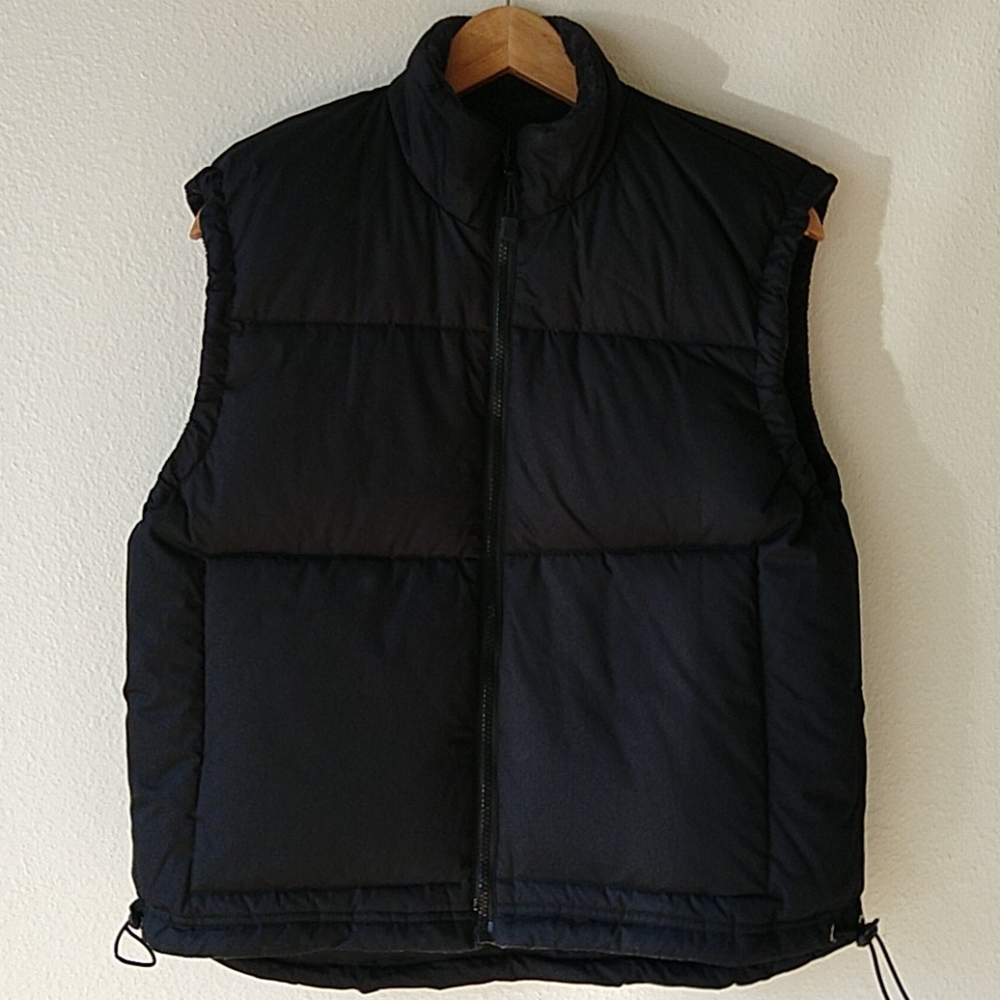 PART TWO Copenhagen Reversible Black Down Puffer Vest Canvas & Fleece M - Picture 9 of 15